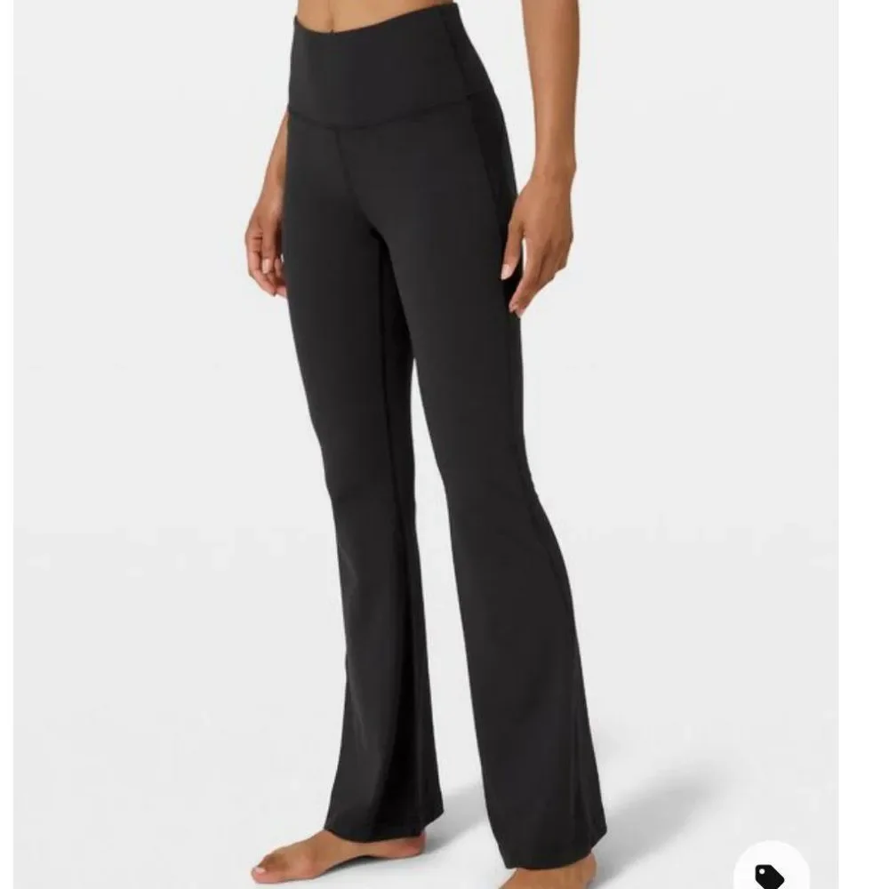 NWT LULULEMON Groove Pant Flare High Waist LEGGING Solid Black SIZE 4 Nulu ALIGN - Picture 3 of 16